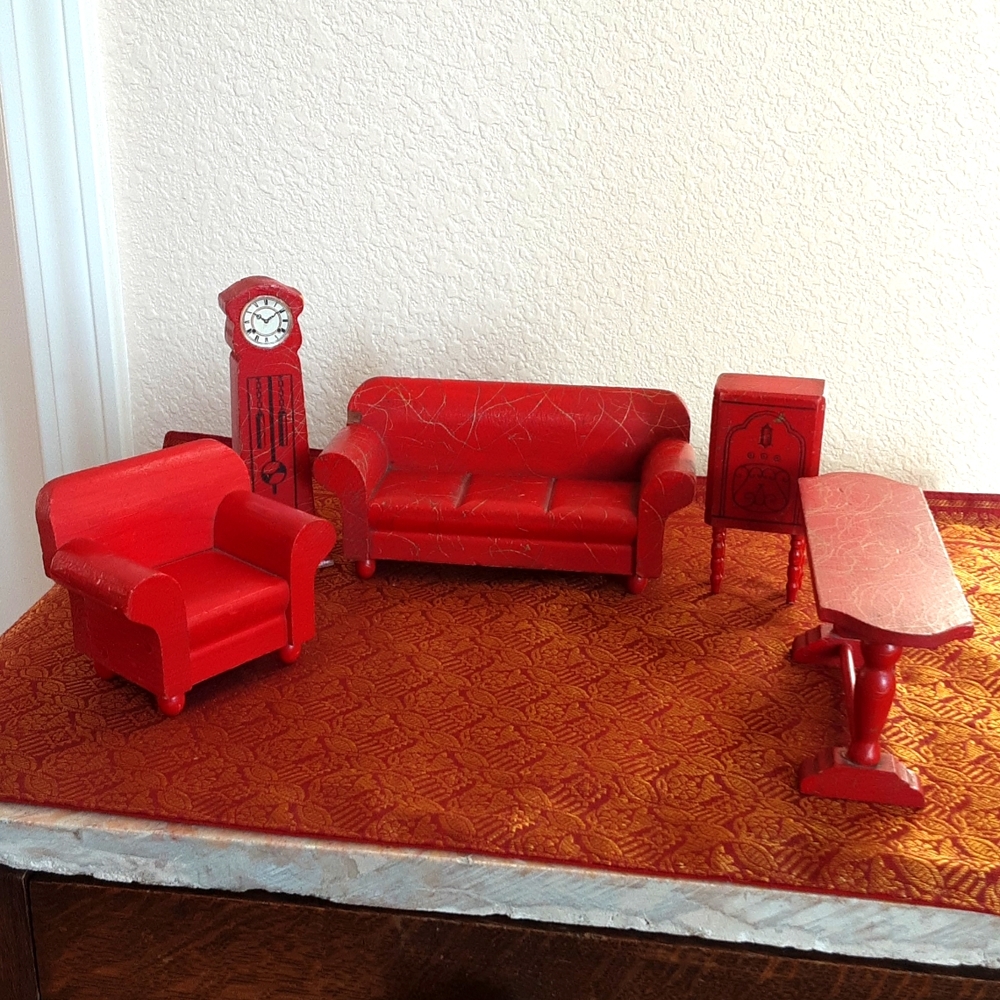 Vintage 30s Dollhouse Furniture Strombecker